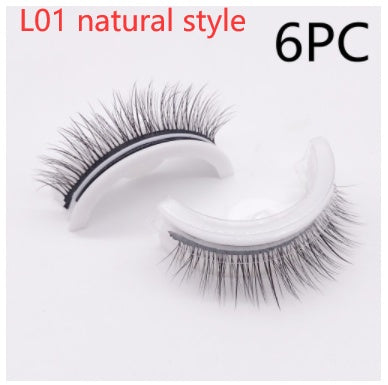 Reusable 3D Mink Lashes Natural False Eyelashes Self Adhesive Fake Glue Free Makeup Eyelash Extension Silk Reusable 3D Mink Lashes Natural False Eyelashes Self Adhesive Fake Glue Free Makeup Eyelash Extension Silk